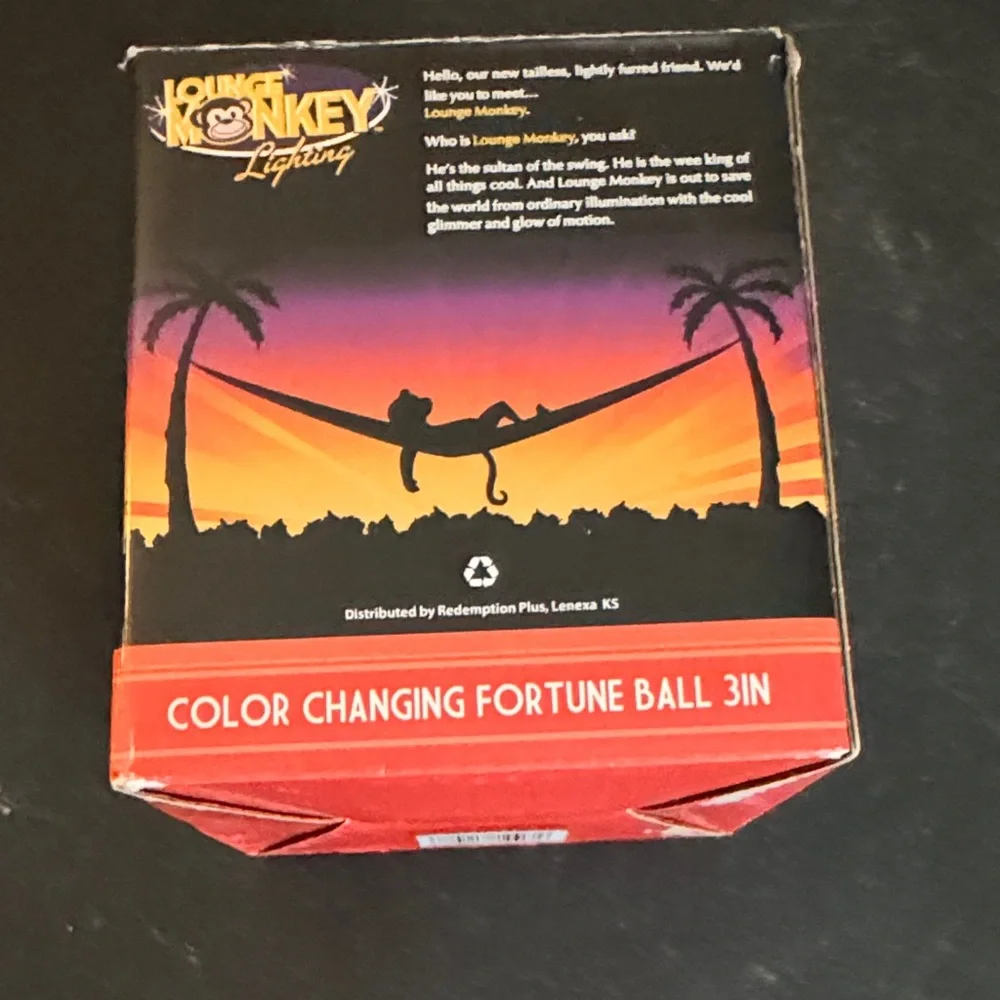 NIB Color Changing Fortune Ball - Blue